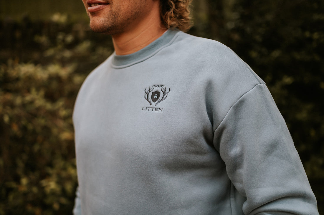 Stone Blue Crew Neck