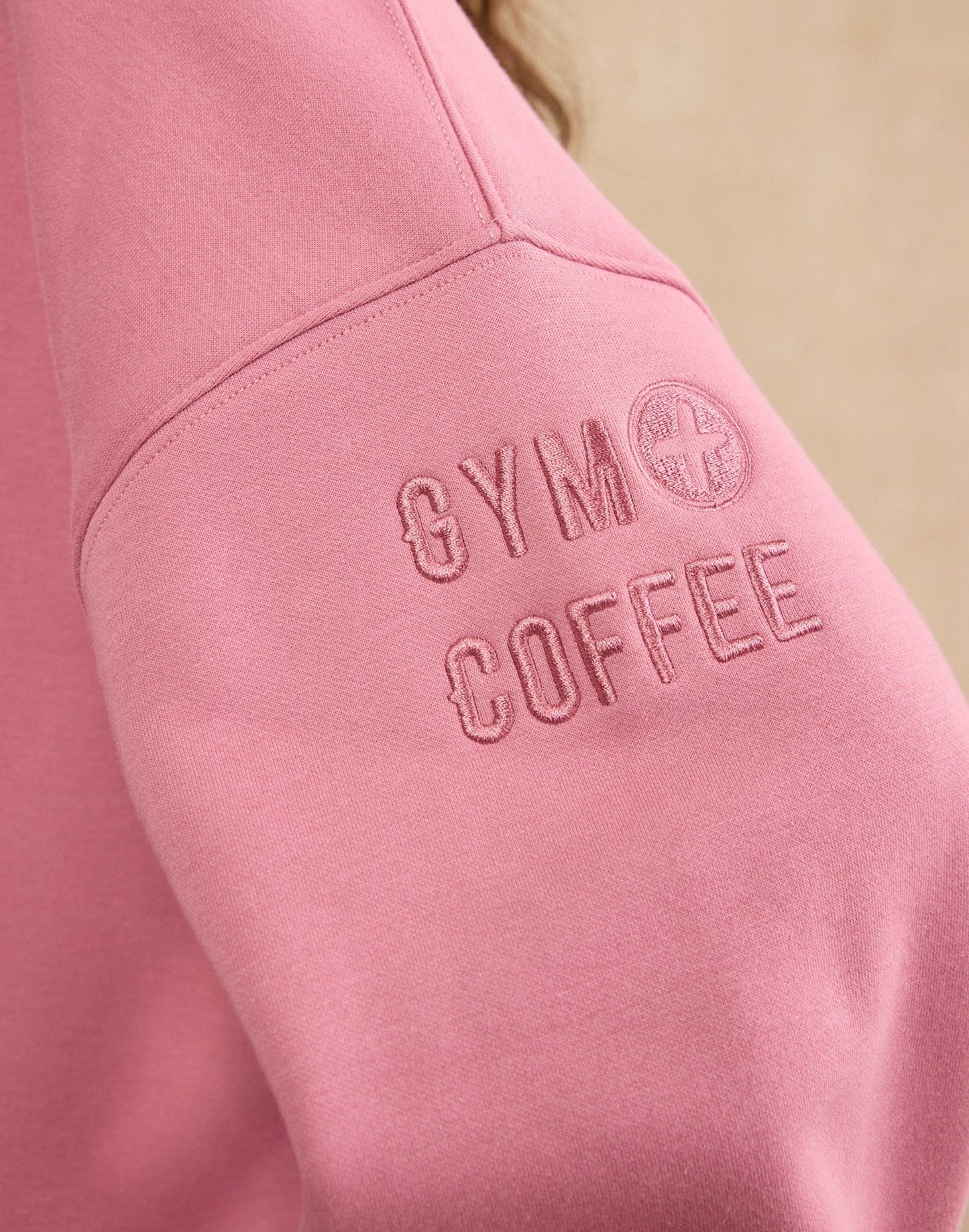 Snap Collar Sierra Sweatshirt Pink Velvet