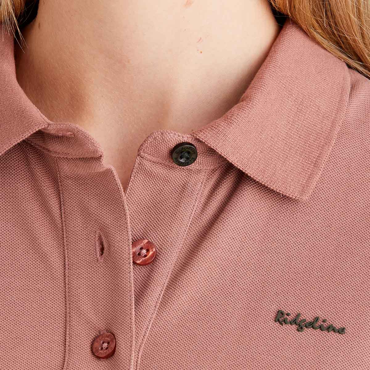 Signature Polo Shirt Dusky Pink
