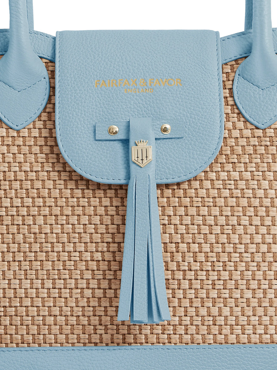 Stockists Exclusive Windsor basket bag Sky blue