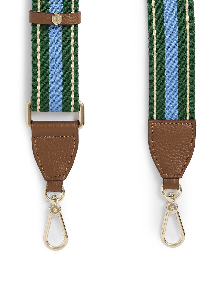 Signature Webbing Strap Clover & Sky Blue Strap