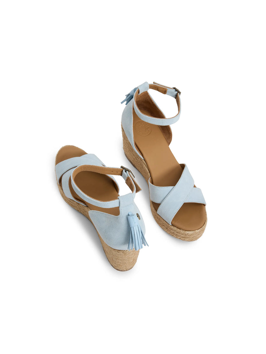 Valencia Mid Wedge Sky Blue
