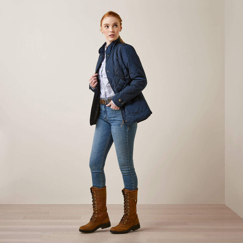 Muir Blouse Blue Jacquard