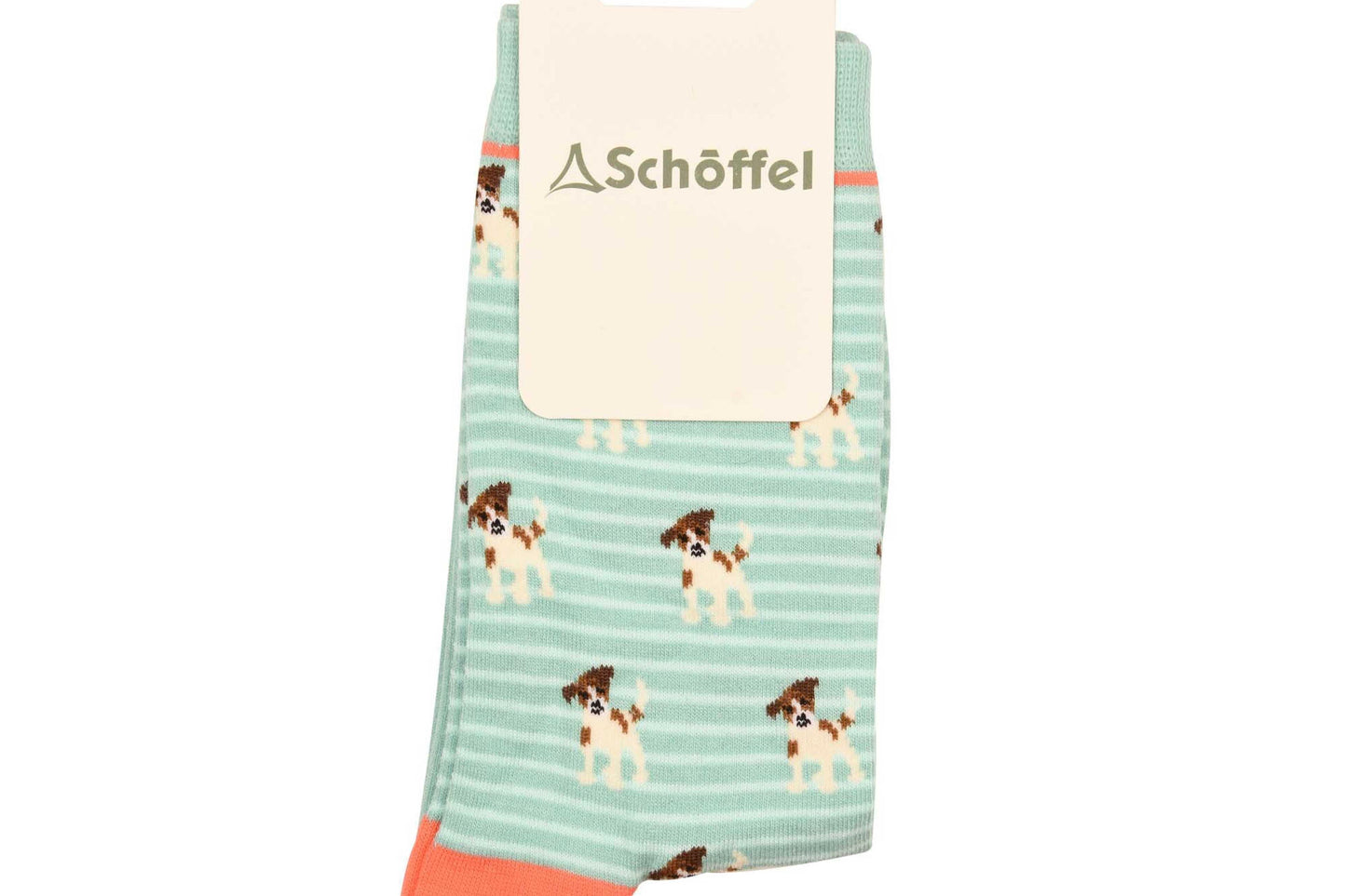 Ladies Single Sock Arctic Jack Russel 4-7