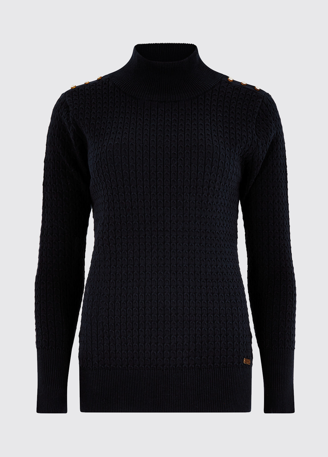 Monkstown Cable Stitch Sweater Navy