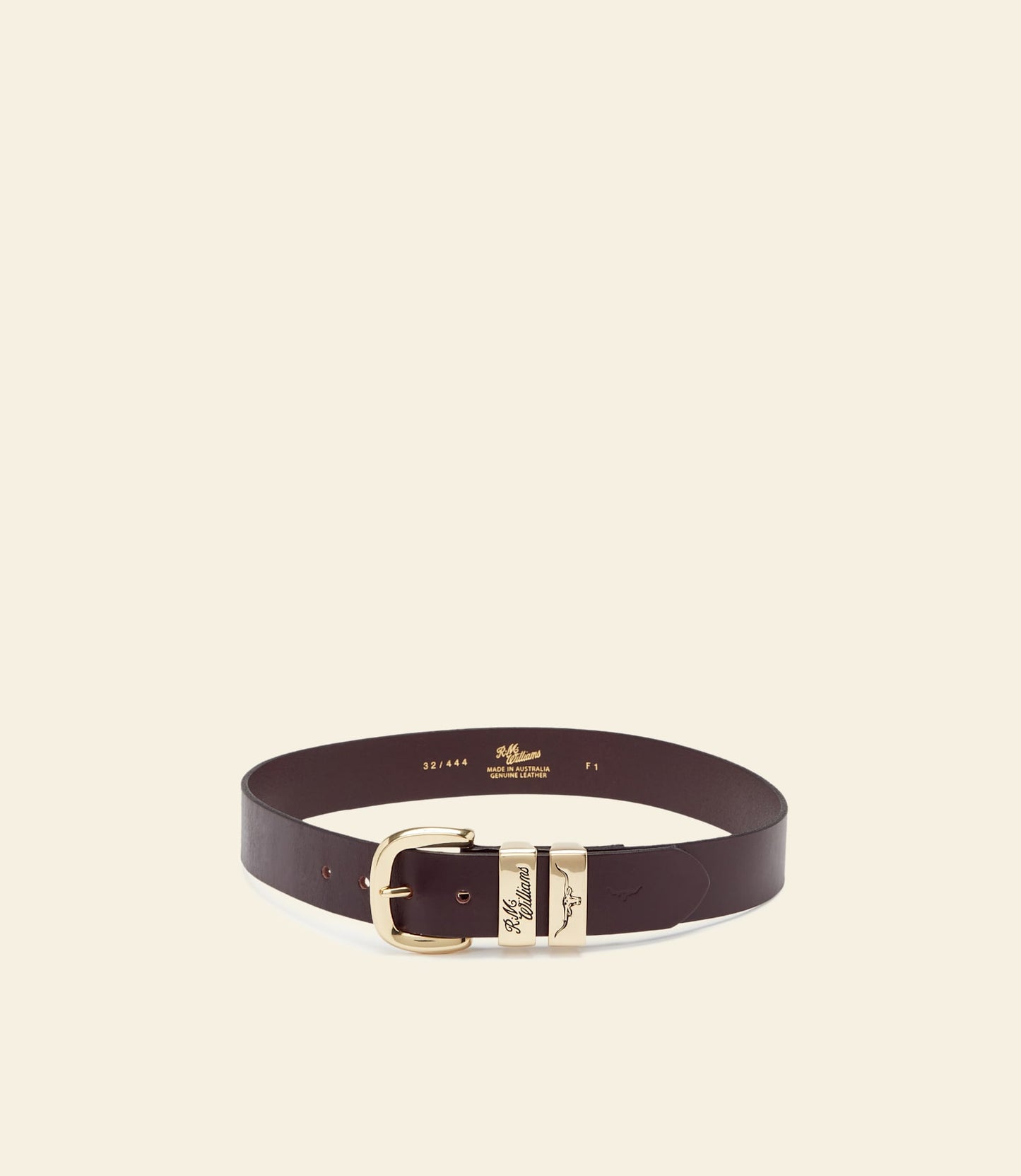 Drover Belt Chestnut/Gold