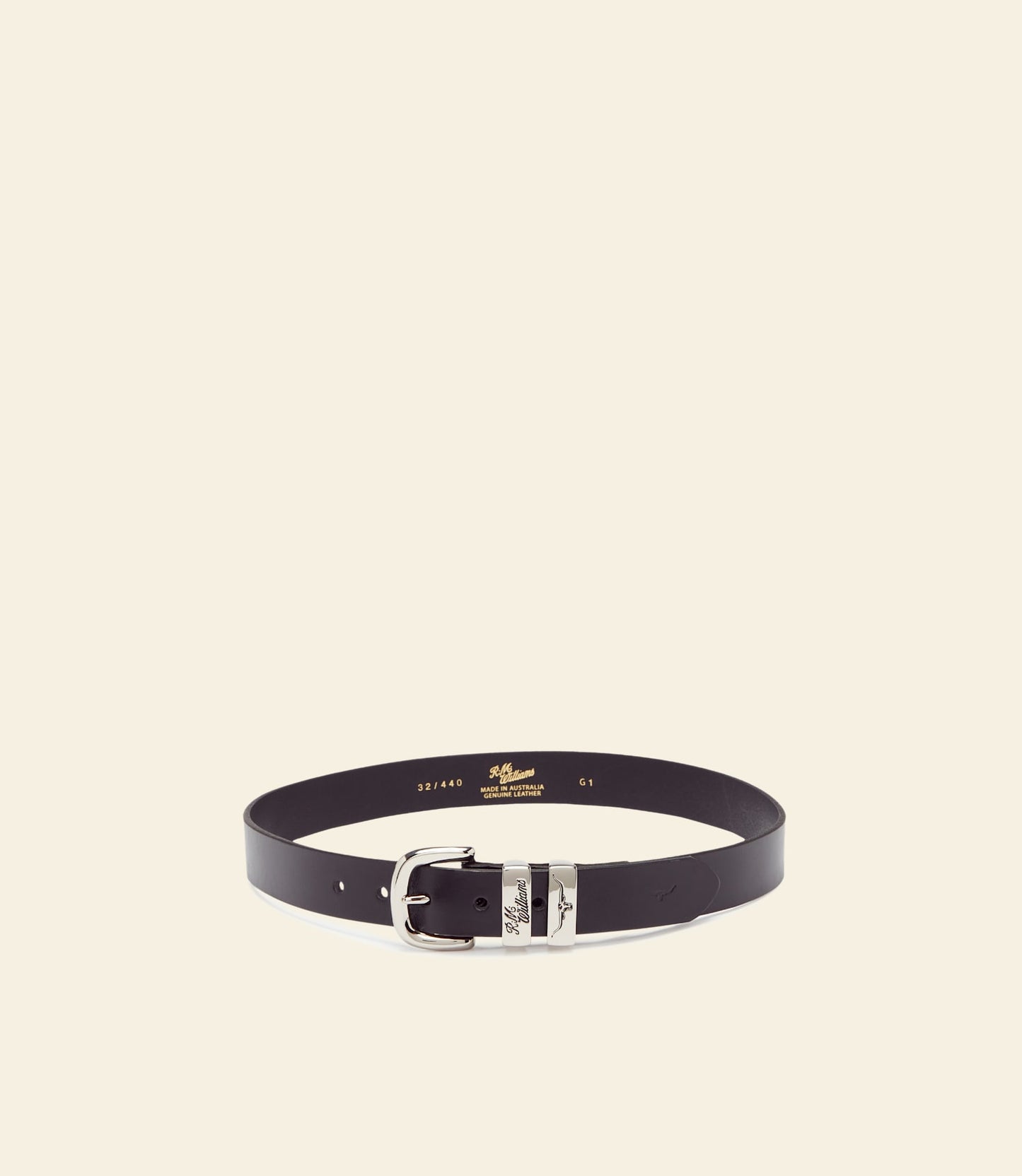 Slim Drover Belt Black