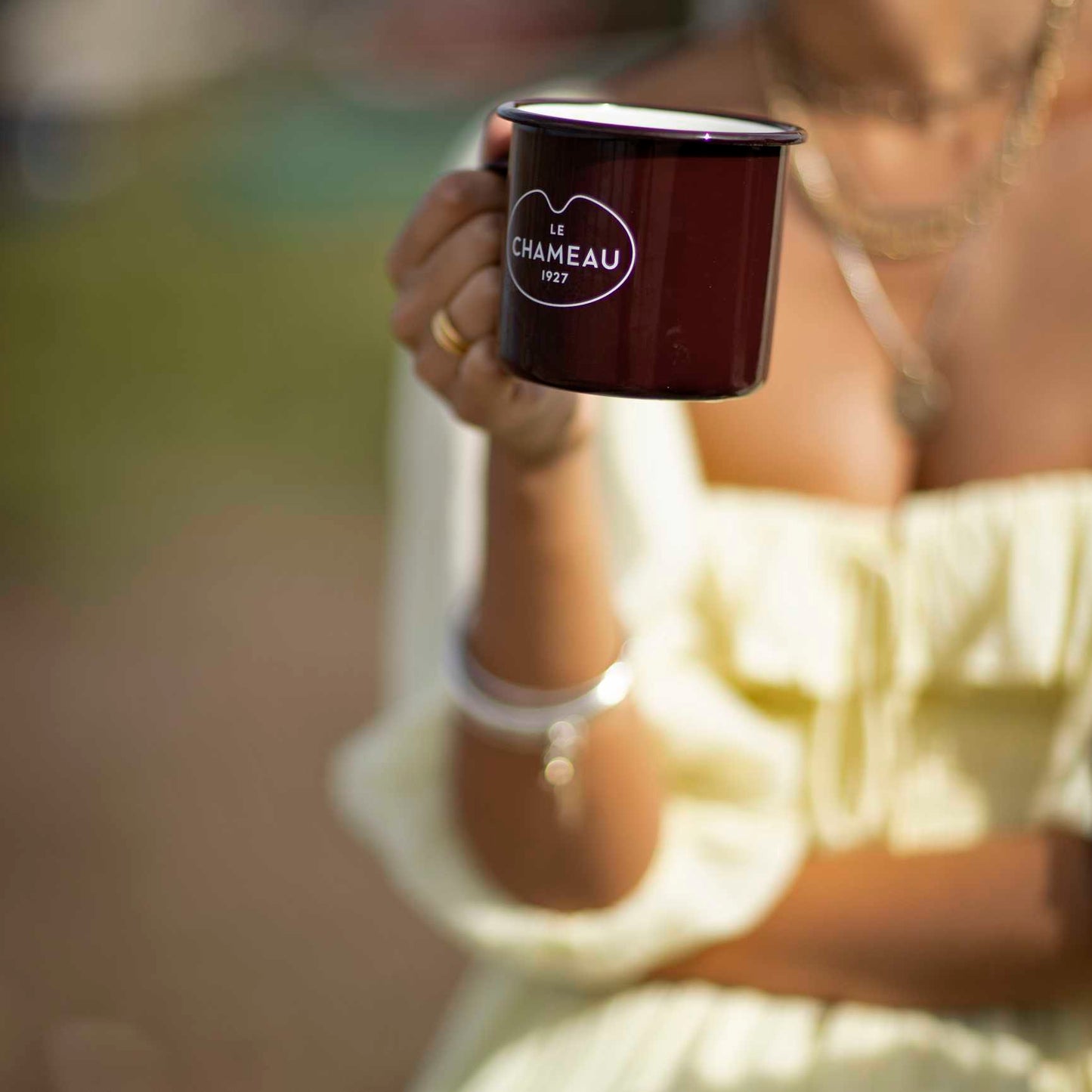 Enamel Cup Cherry
