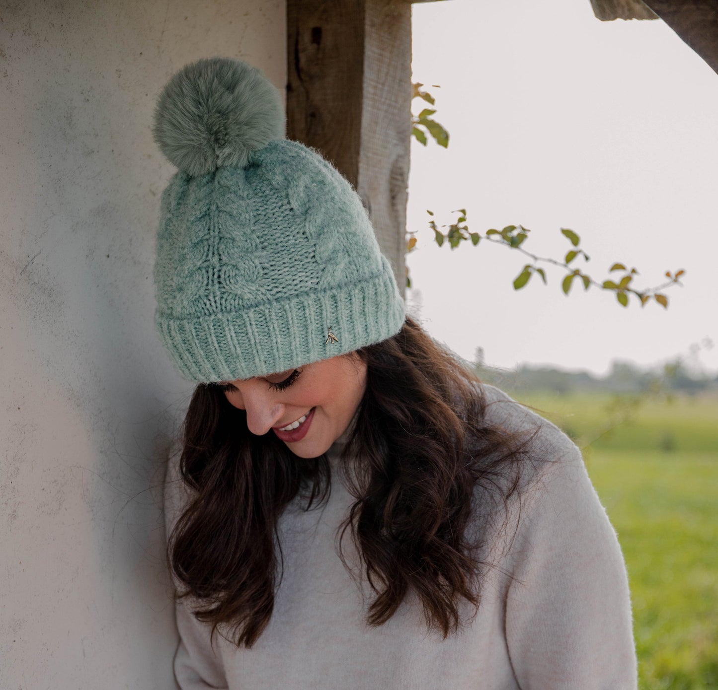 The Langham Pom Beanie - Mint