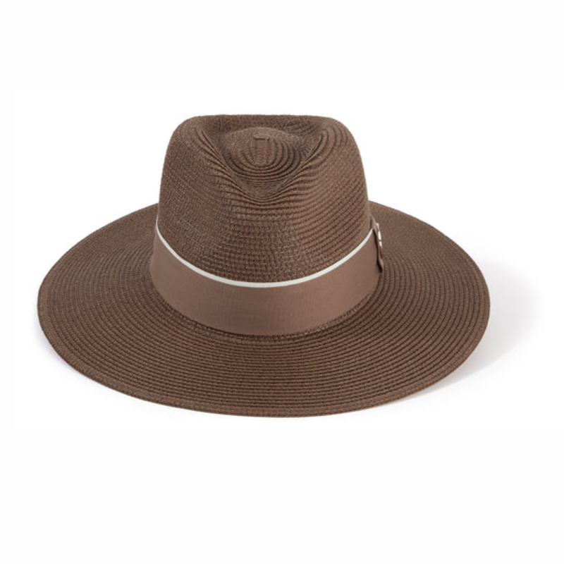 The Hemley Fedora Brown with Chocolate Ribbon
