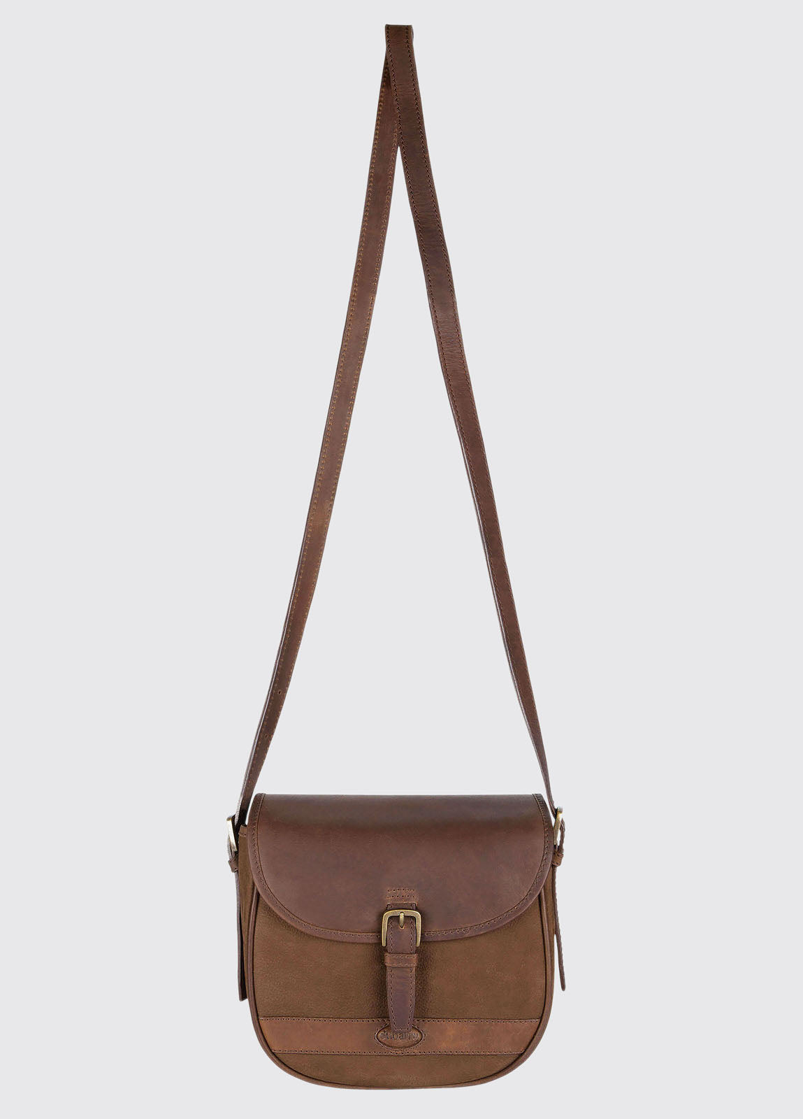Clara Leather Saddle Bag Walnut