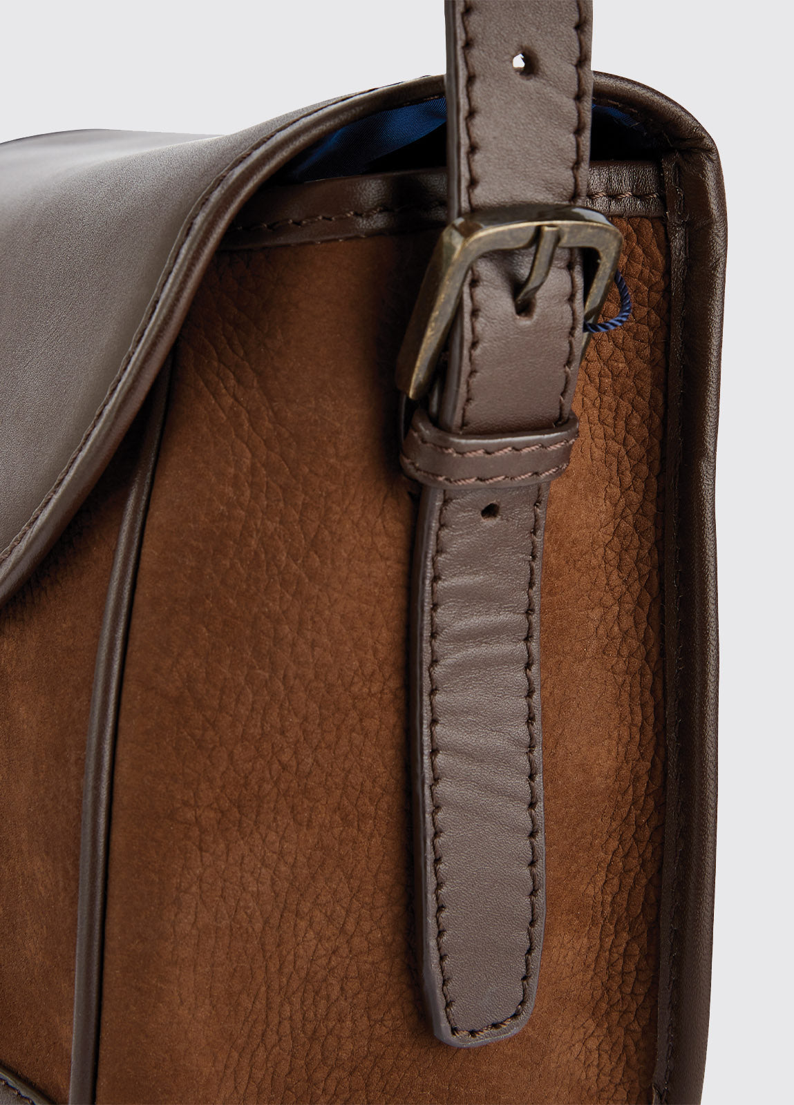 Clara Leather Saddle Bag Walnut