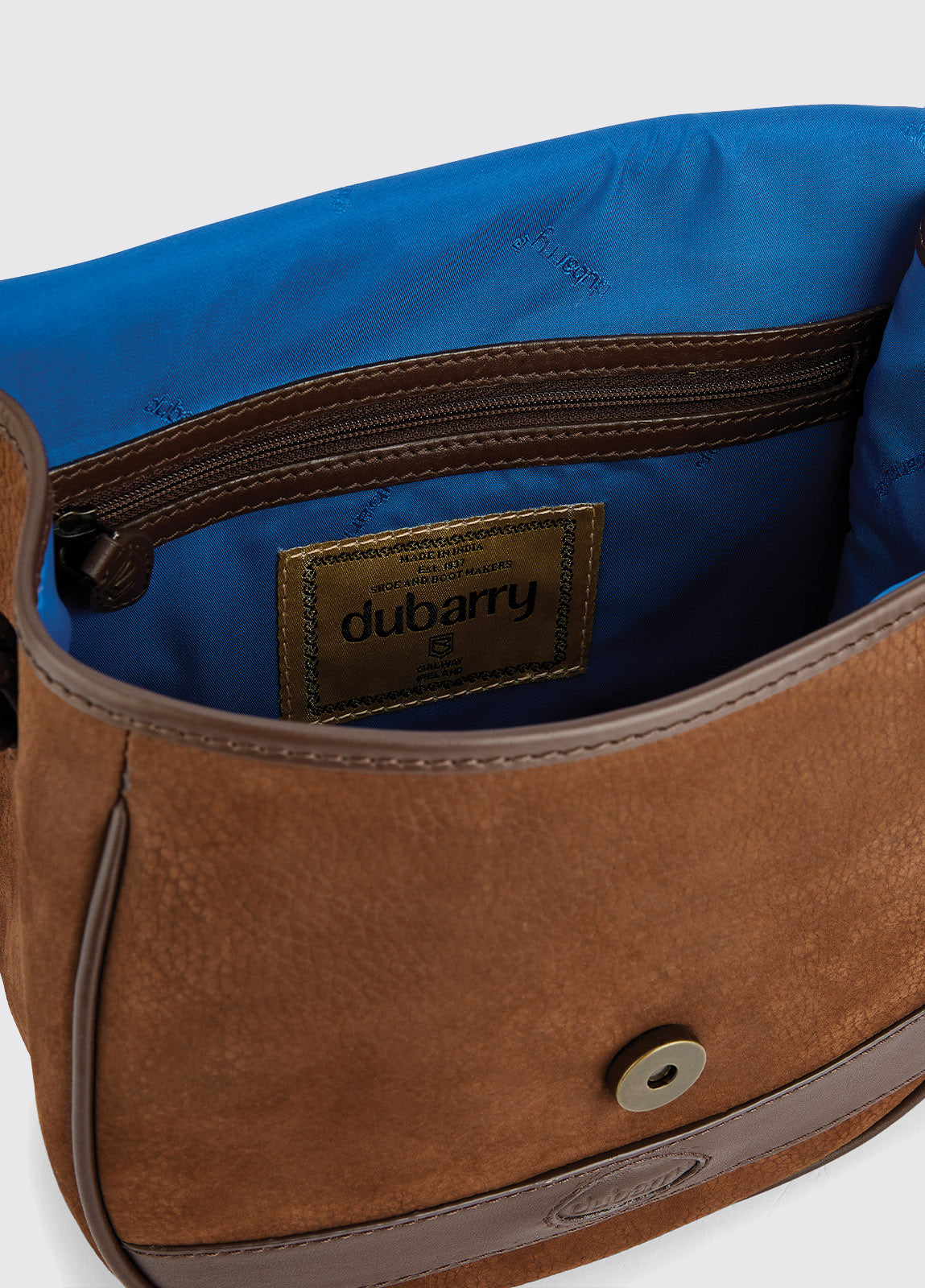 Clara Leather Saddle Bag Walnut