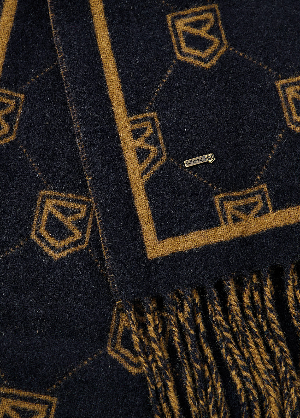 Templehouse Wool Scarf Navy