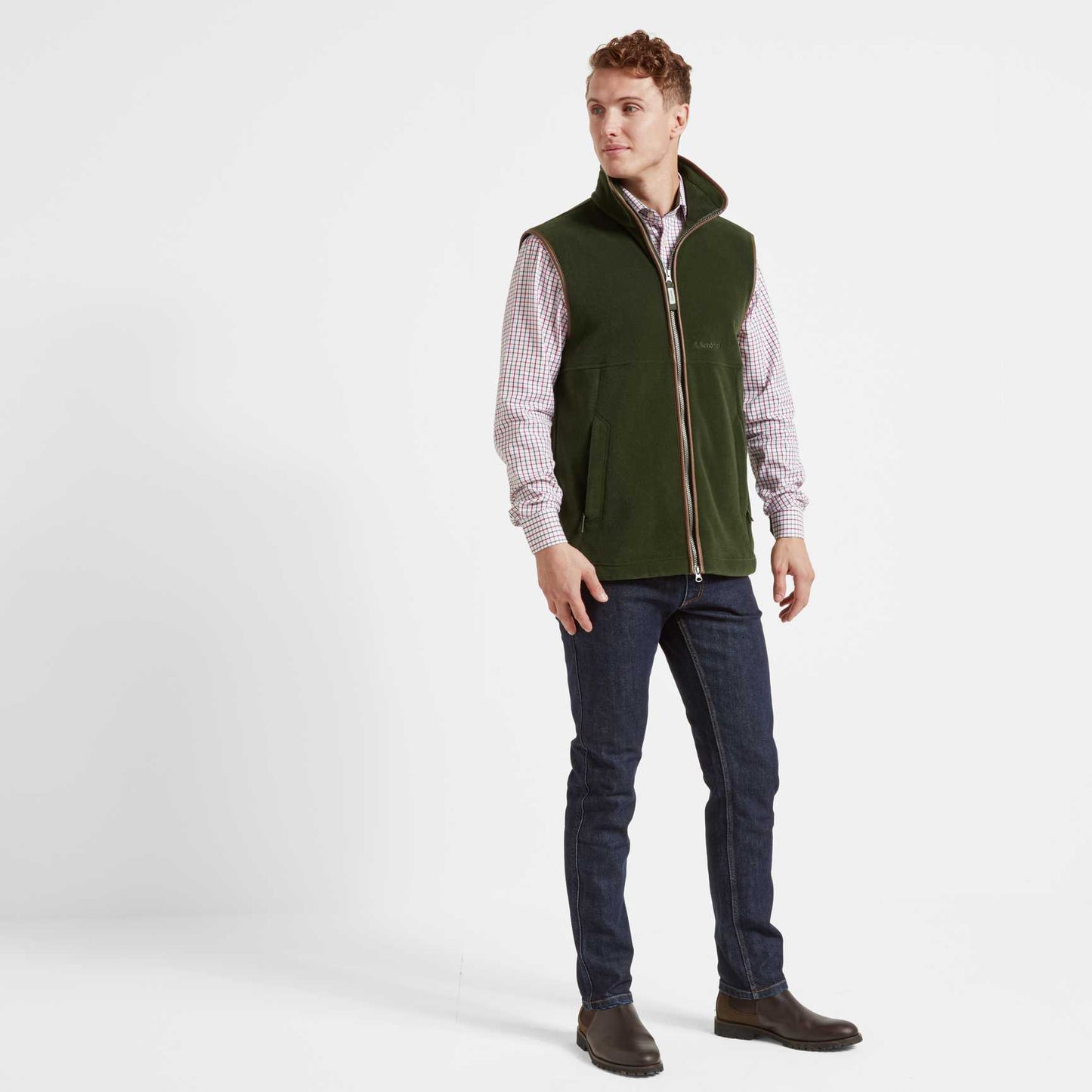 Oakham Fleece Gilet Forest