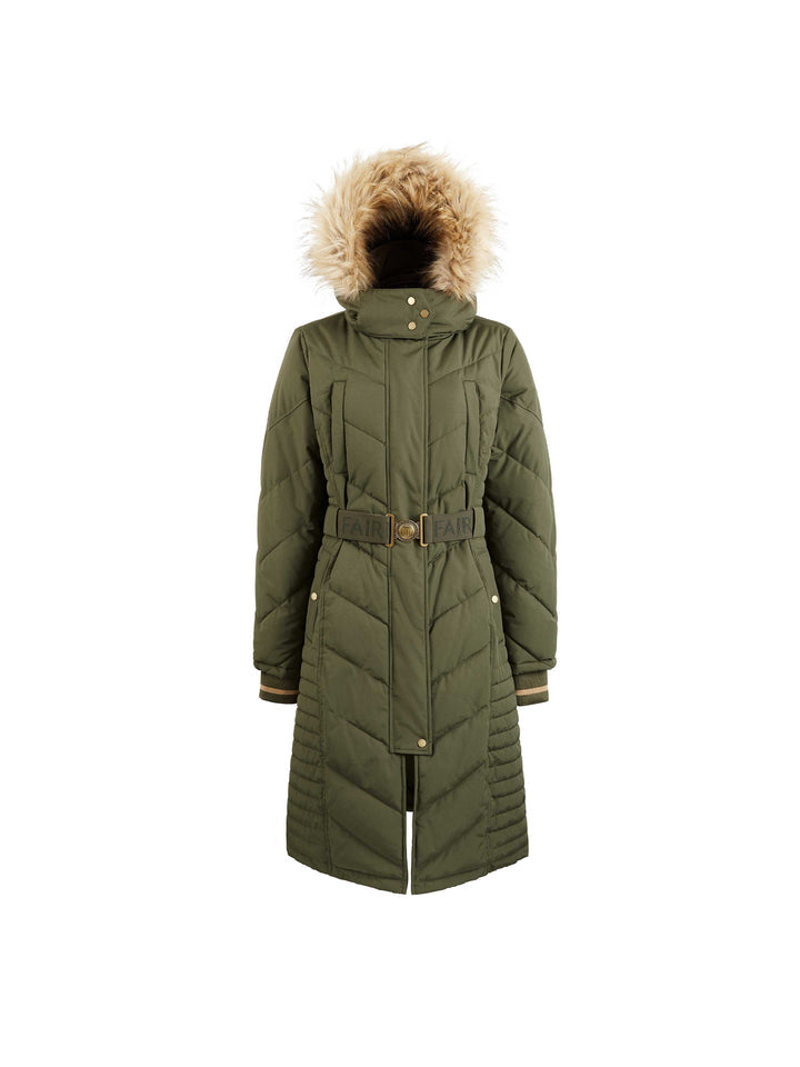 The Charlotte
Women's Padded Long Coat - Khaki