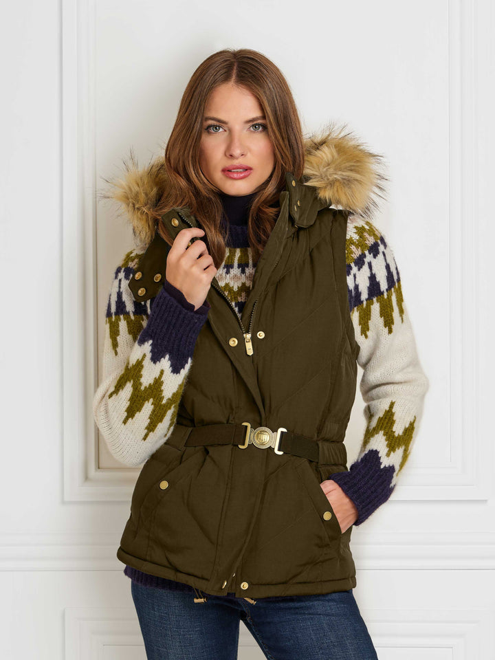 The Charlotte
Women's Padded Gilet - Khaki