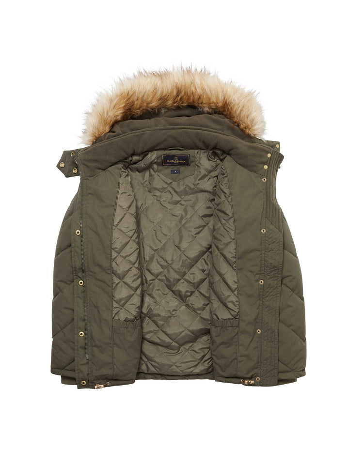 The Charlotte
Women's Padded Jacket - Khaki