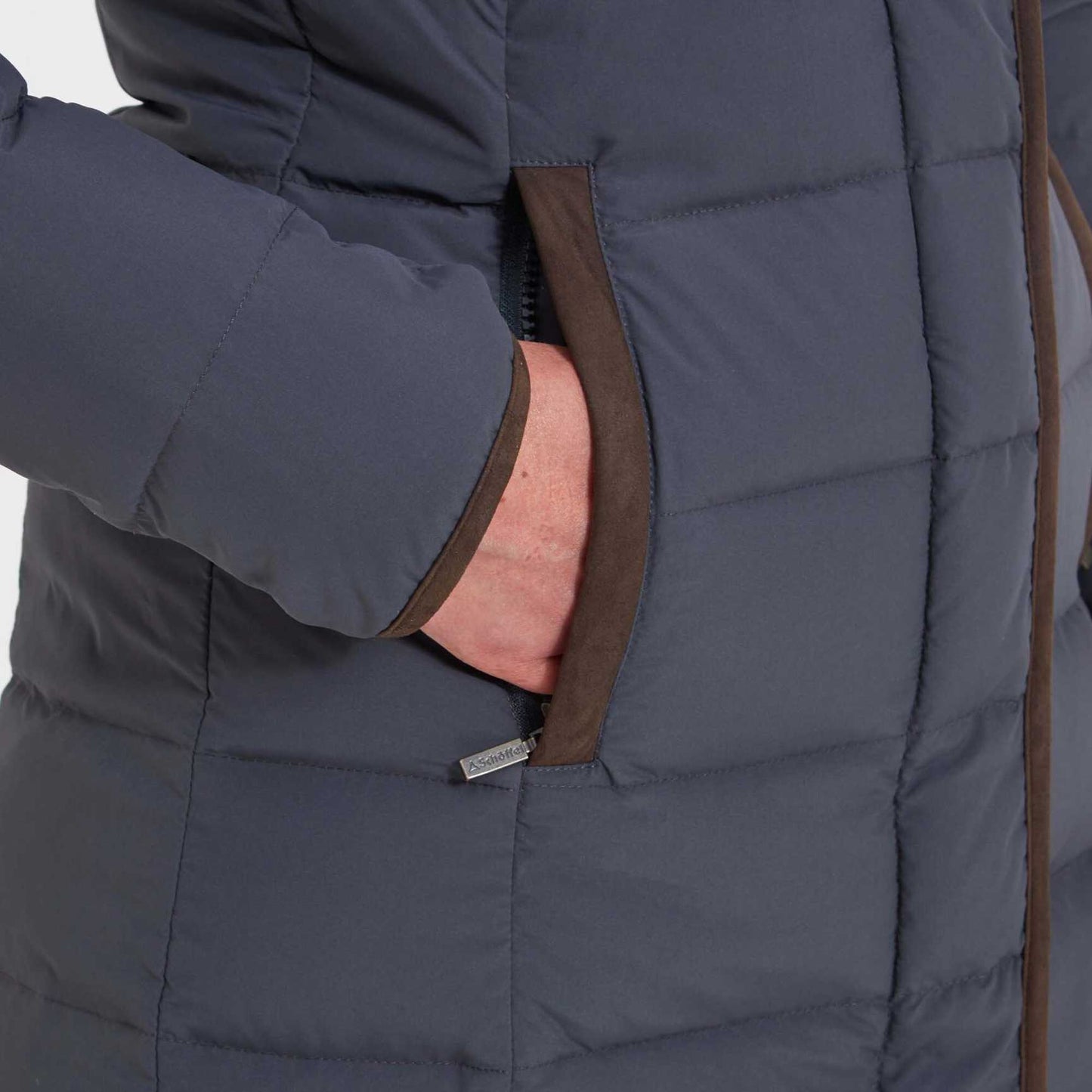 Mayfair II Down Coat Gunmetal