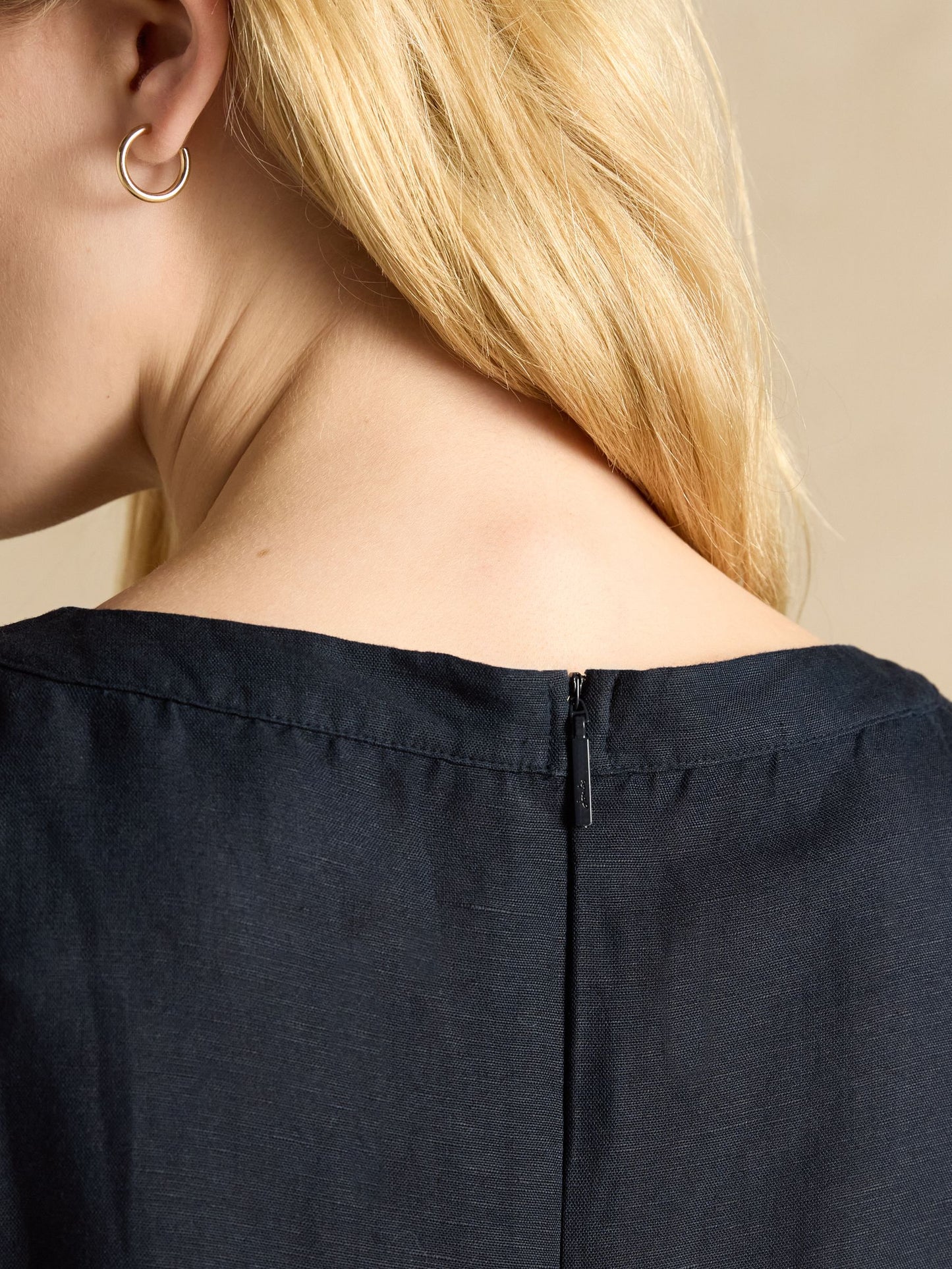 Delphine Navy Shift Dress