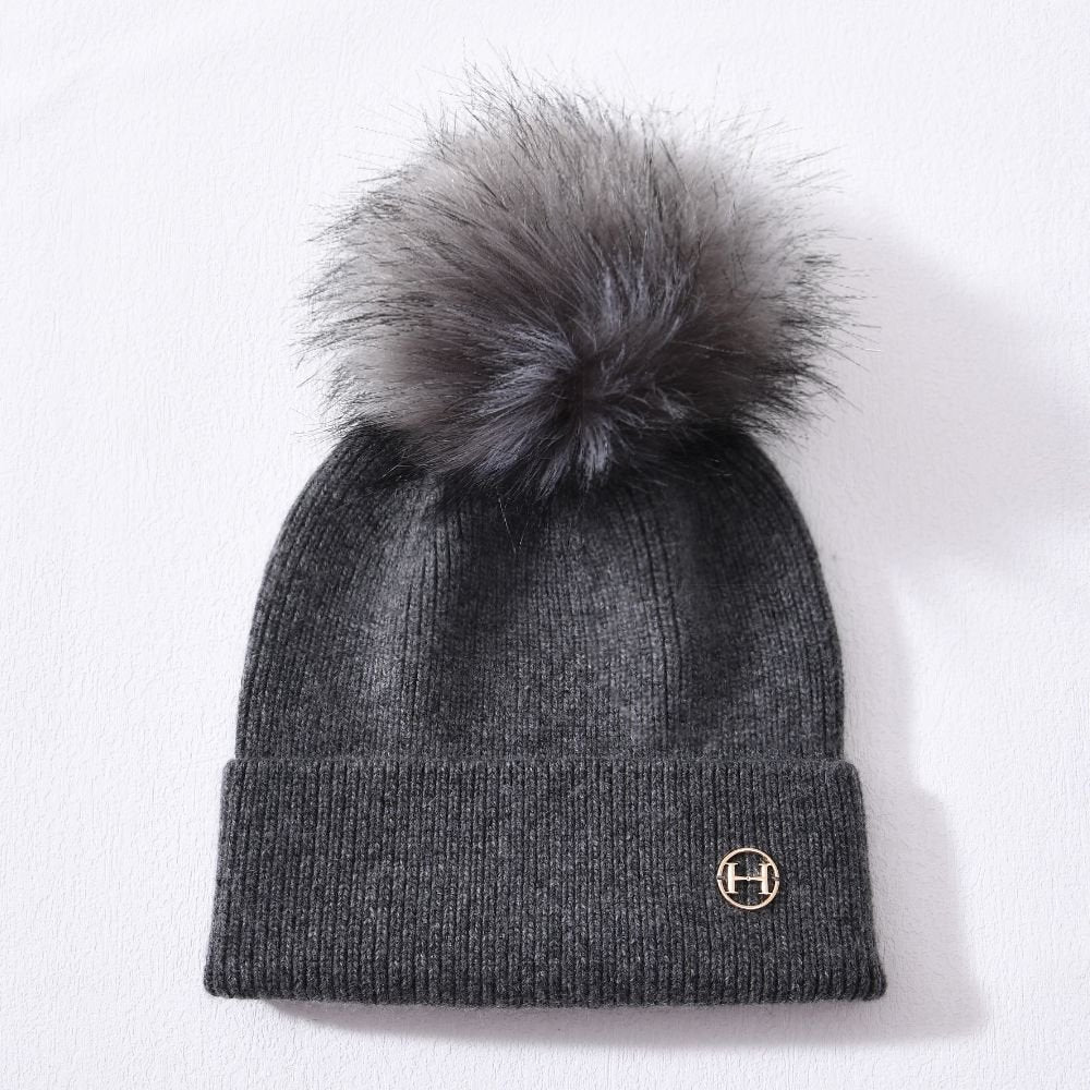 Belvoir Beanie in Charcoal