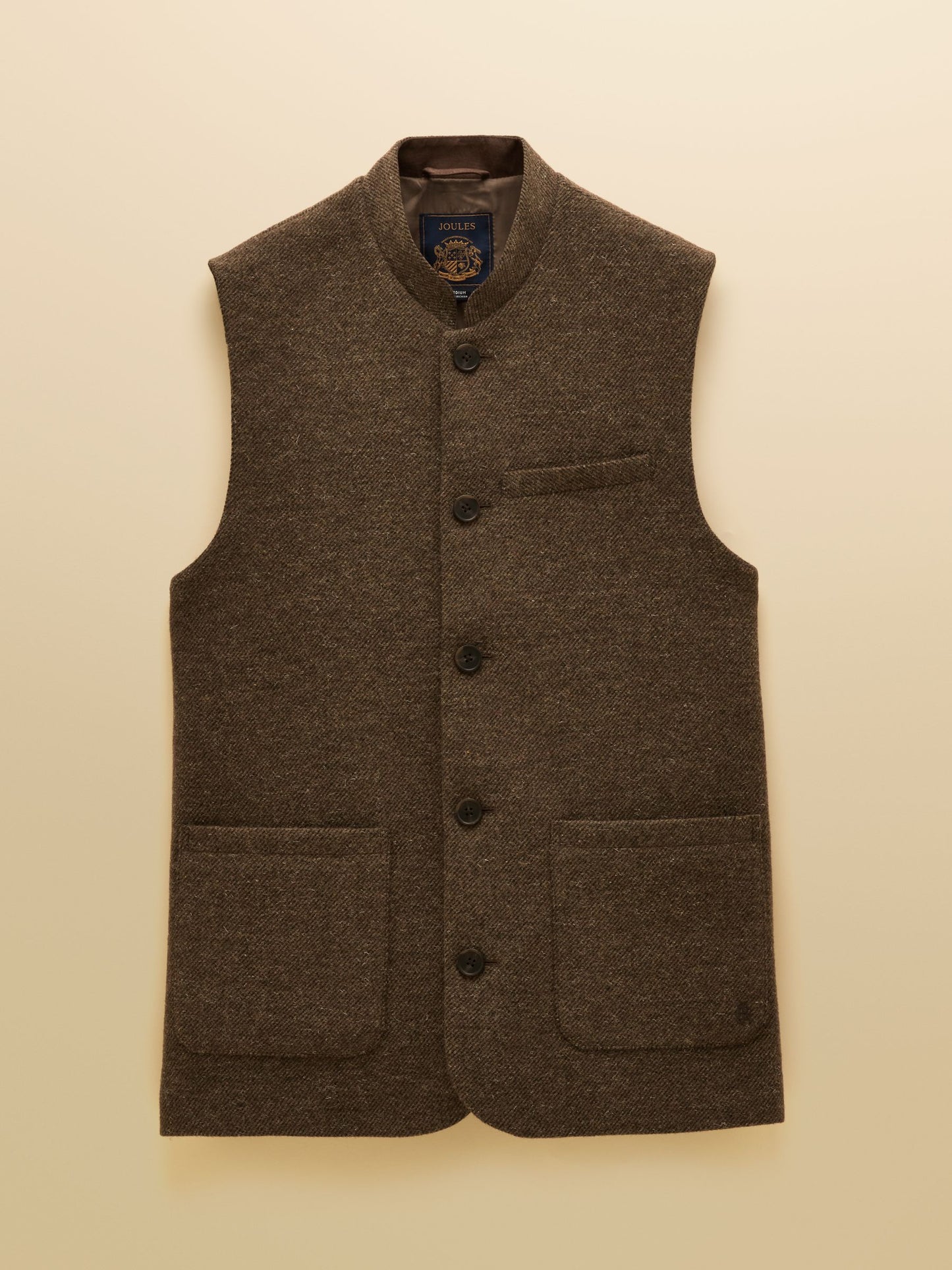 Brown Tweed Gilet