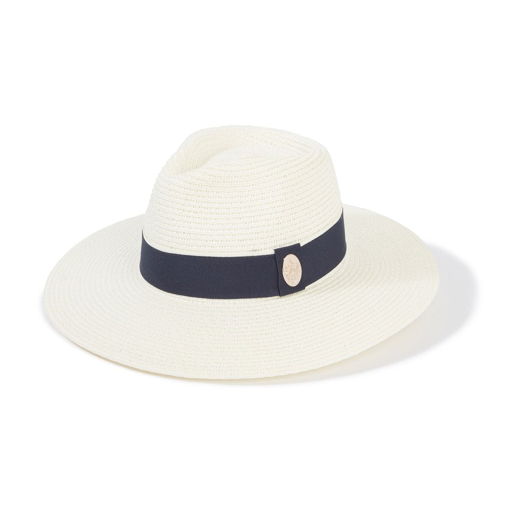 The Hemley Cream (Navy Ribbon)