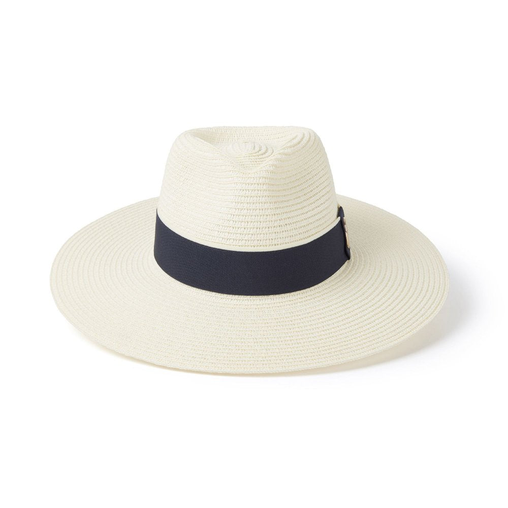 The Hemley Cream (Navy Ribbon)
