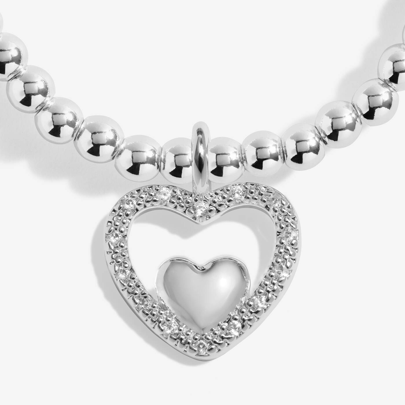 A Little 'Happy Birthday Nanny' Bracelet In Silver Plating