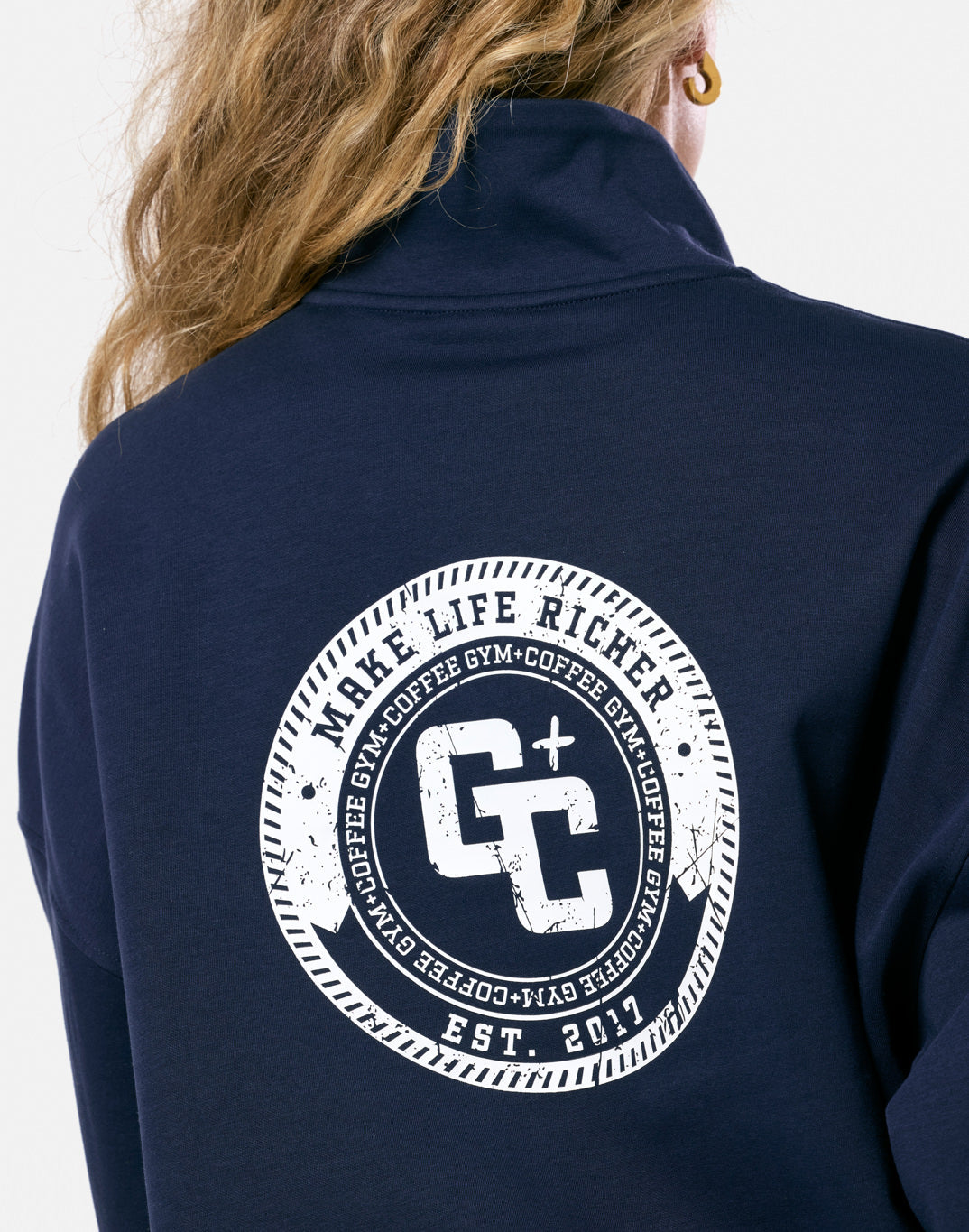 Clubhouse Funnel Neck Zip Twilight Navy