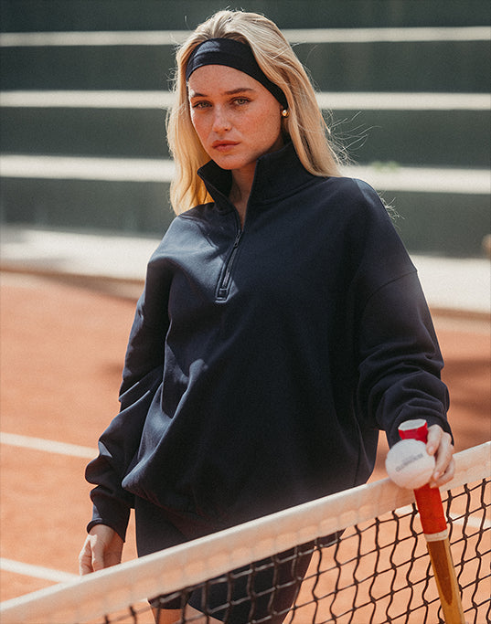 Clubhouse Funnel Neck Zip Twilight Navy