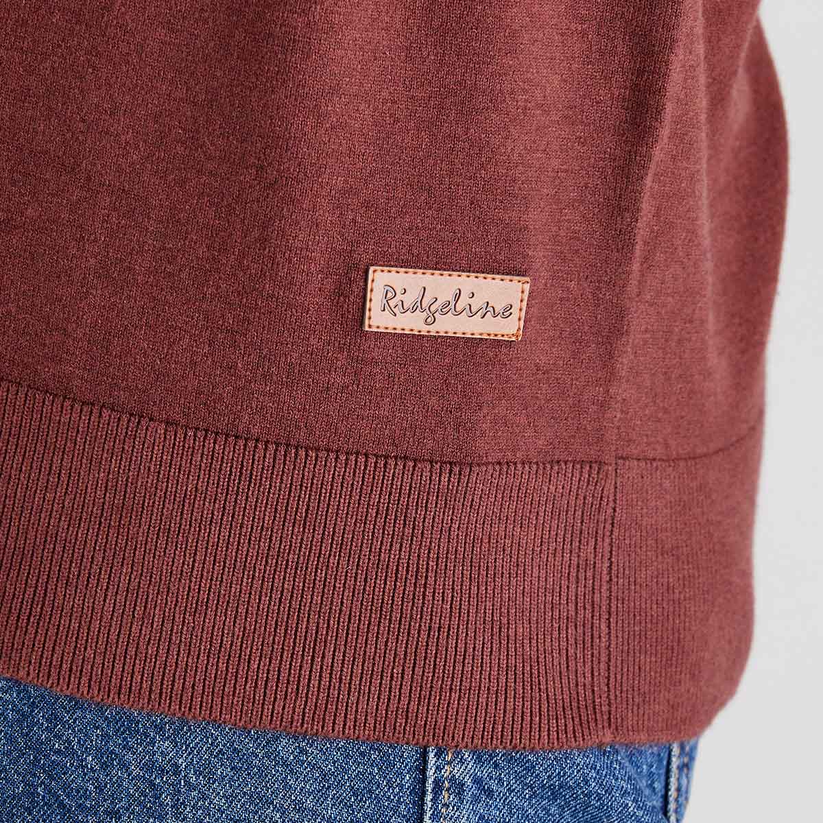Men’s Hartland Knit Jumper Oxblood