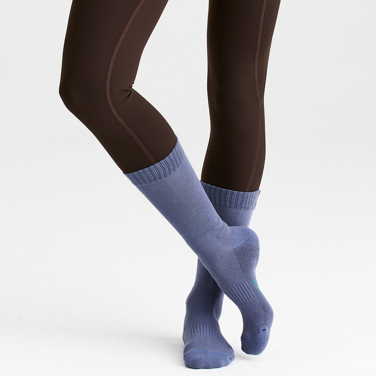 Unisex Cotton Work Socks Mid Length Navy Multi 36-