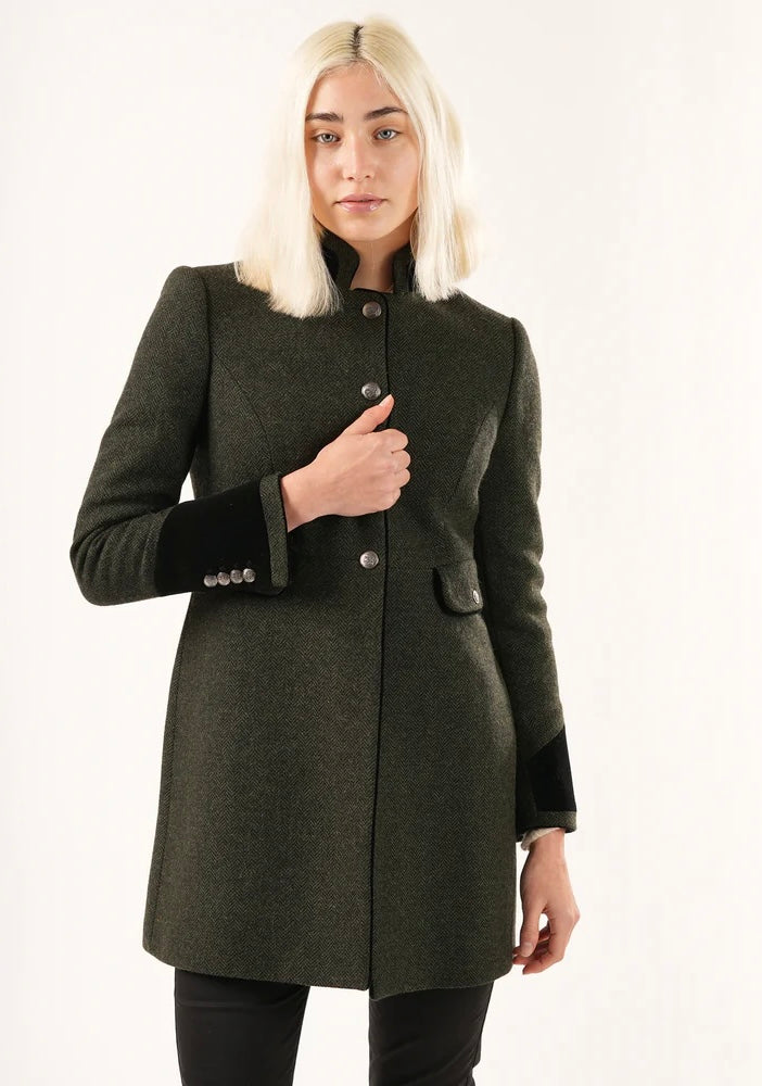 Savannah Khaki Wool Coat