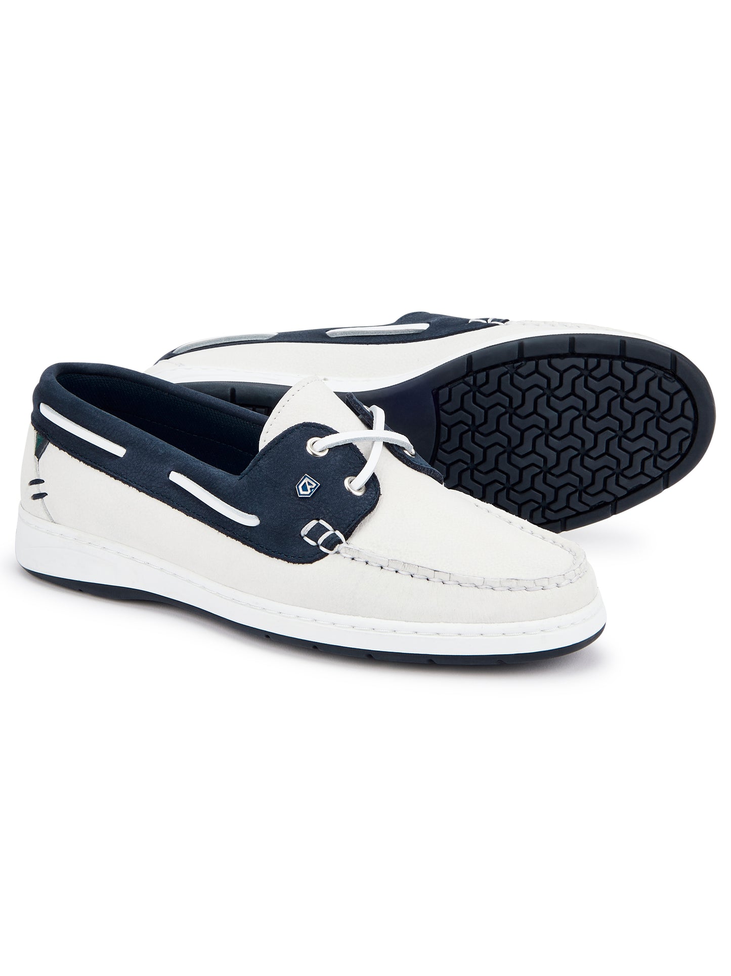 Marbella Deck Shoe White/Navy