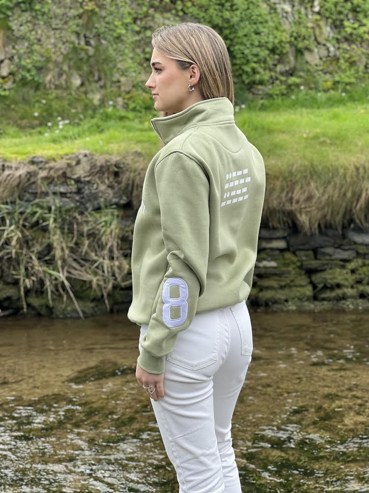 The Tidal 1/4 Zip Moorland Grene