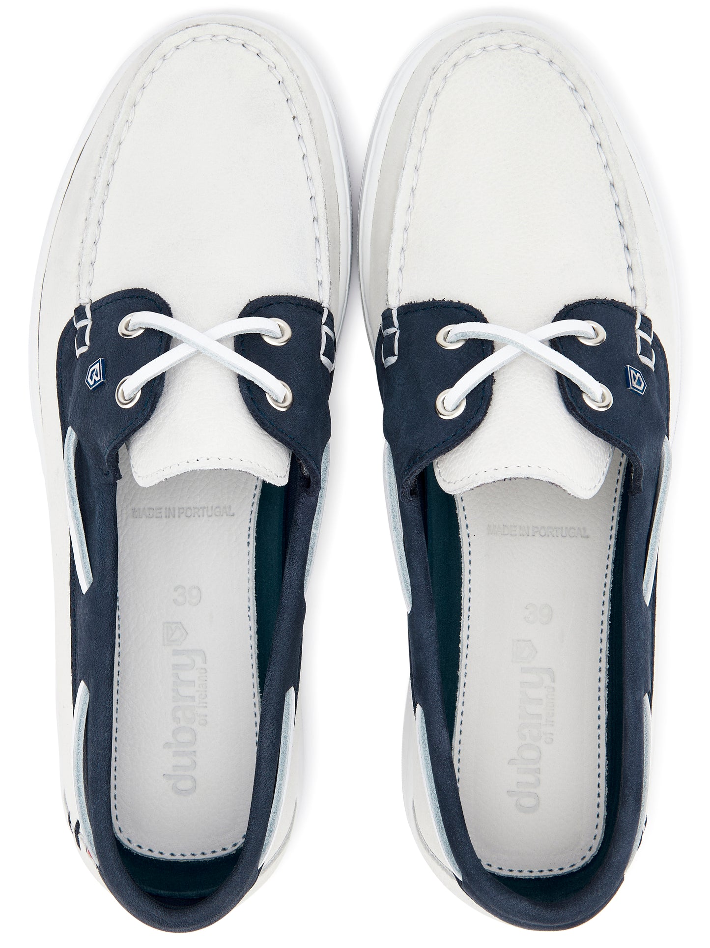 Marbella Deck Shoe White/Navy