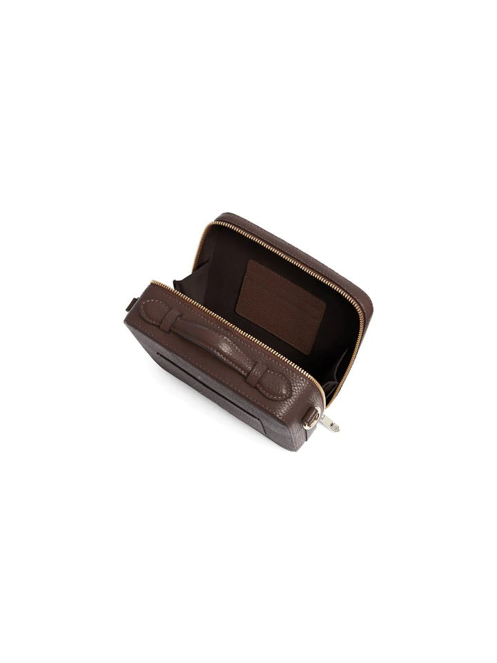 The Buckingham Women's Crossbody Bag - Chocolate Suede