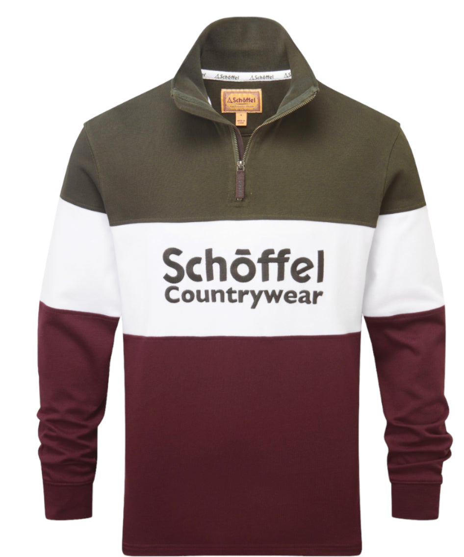 Exeter Heritage 1/4 Zip Wine