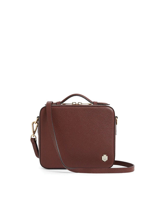 Ex Display The Buckingham Women's Crossbody Bag - Burgandy Suede
