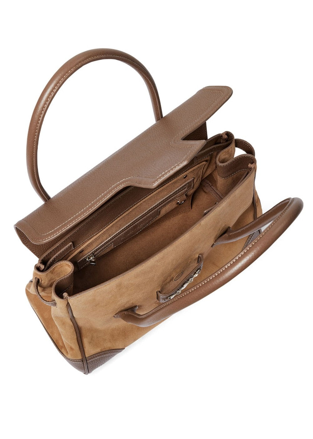 Fitzwilliam Tote Bag Tan Suede