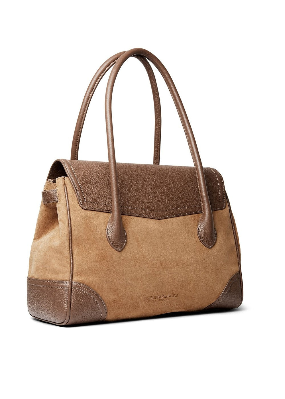 Fitzwilliam Tote Bag Tan Suede