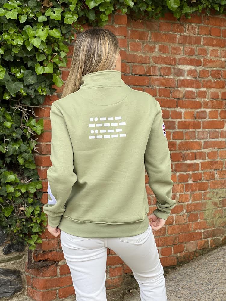 The Tidal 1/4 Zip Moorland Grene
