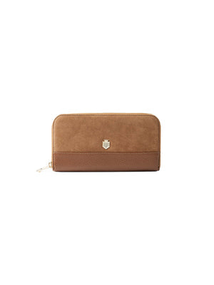 The Salisbury Women's Purse - Tan Suede