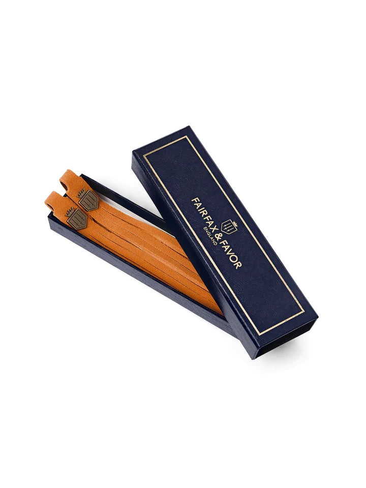 Boot Tassels -Tangerine Suede