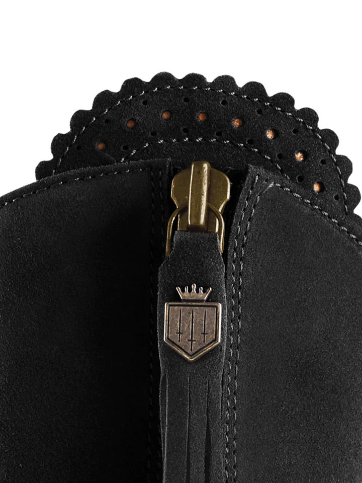 The Regina, Women’s Tall Boot - Black Suede