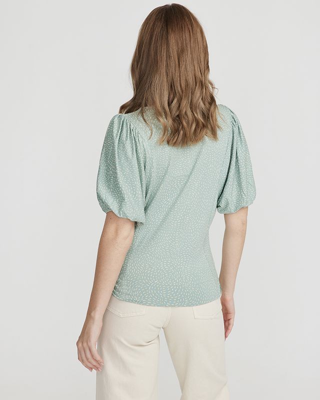 Holebrook Alice Tee Sage/Moon Dots