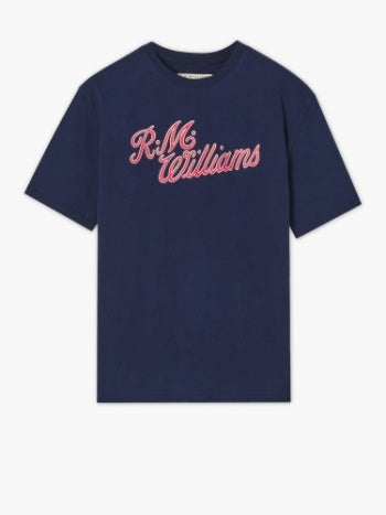 Script T-Shirt Navy