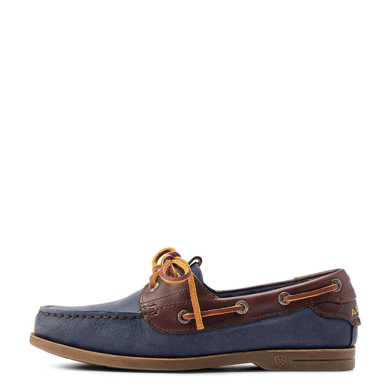 Antigua Deck Shoes Chocolate & Navy