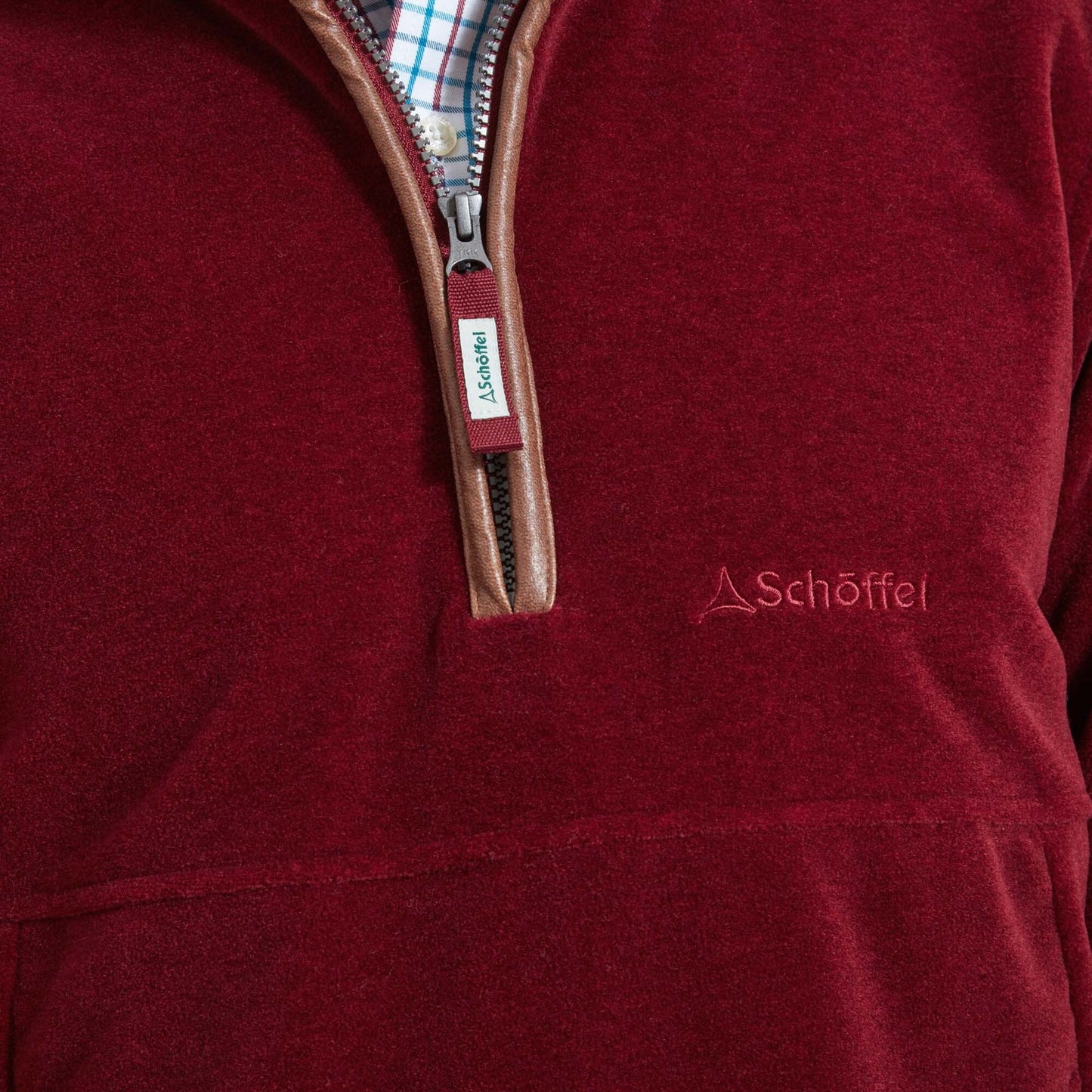Berkeley 1/4 Zip Fleece Claret